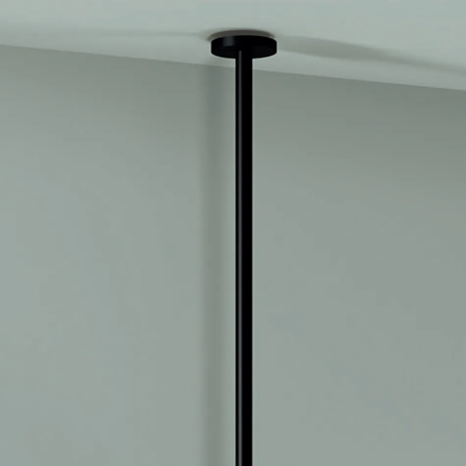 Závěsné kovové zrcadlo s volitelným světlem Made in Italy - Amadeus Viadurini