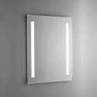 Koupelnové zrcadlo z leštěného drátu s LED podsvícením Made in Italy - Tony Viadurini