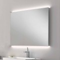 Koupelna zrcadlo moderního designu LED světlo s matné hrany VEVA