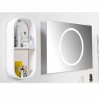 Nástěnné koupelnové zrcadlo s LED osvětlením - Dotta Viadurini