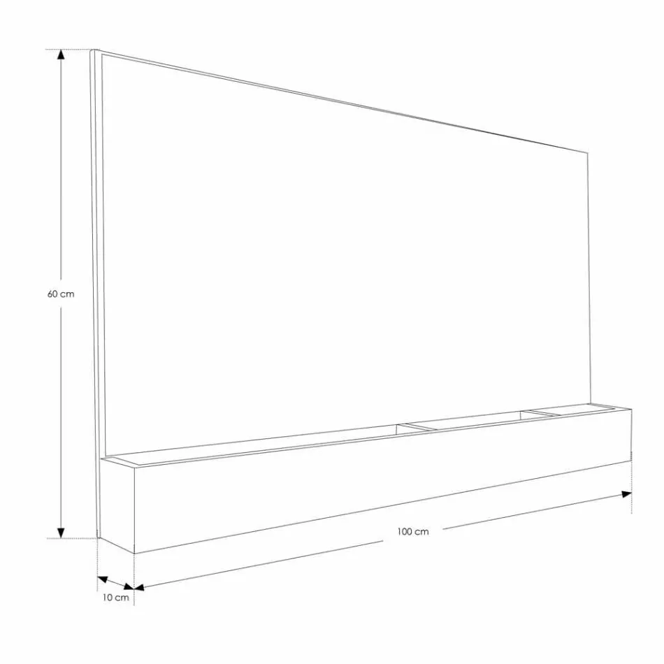 Nástěnné zrcadlo do koupelny v přírodním teaku s úložným prostorem - Palima Viadurini