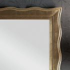 Klasické zrcadlo s obdélníkovým zlatým rámem Vyrobeno v Itálii - Florencie Viadurini