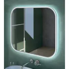 Zrcadlo s dřevěným okrajem a podsvícením Made in Italy - Vincent Viadurini