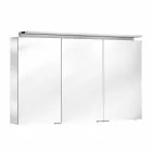 Moderní 3dveřové zrcadlo do nástěnné skříňky s vnitřními policemi - Bramo Viadurini