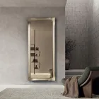 Zrcadlo s tvarovaným rámem dostupné ve 3 velikostech a 2 barvách - Carolina Viadurini