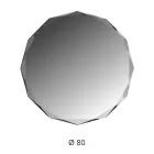 Zrcadlo s diamantovým leptáním a zkoseným okrajem - Excelsior Viadurini