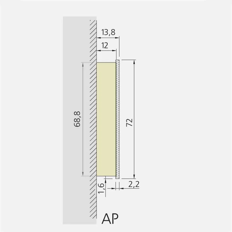 Stěna se zrcadlem 2 moderní kontejnerové dveře, LED osvětlení, Adele Viadurini
