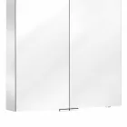 Nástěnné zrcadlo se 2 dveřmi s LED světlem a zásuvkami - Bramo Viadurini