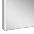 Nástěnné zrcadlo z hliníku s LED osvětlením - Demon Viadurini