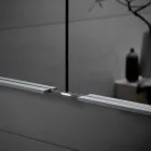 Nástěnné zrcadlo z hliníku s LED osvětlením - Demon Viadurini