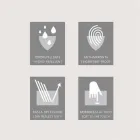 Zrcadlová skříňka LED osvětlení se 3 dveřmi, moderní design, Carol Viadurini