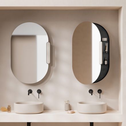 Keramická zrcadlová nádoba v různých barvách vyrobená v Itálii - Dívka Viadurini