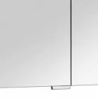 Moderní kontejnerové zrcadlo se 3 krystalovými dveřmi a 3 LED světly - Maxi Viadurini