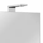 Moderní kontejnerové zrcadlo se 3 krystalovými dveřmi a 3 LED světly - Maxi Viadurini