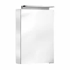 Moderní zrcadlo s křišťálovými policemi a LED světlem - Bramo Viadurini