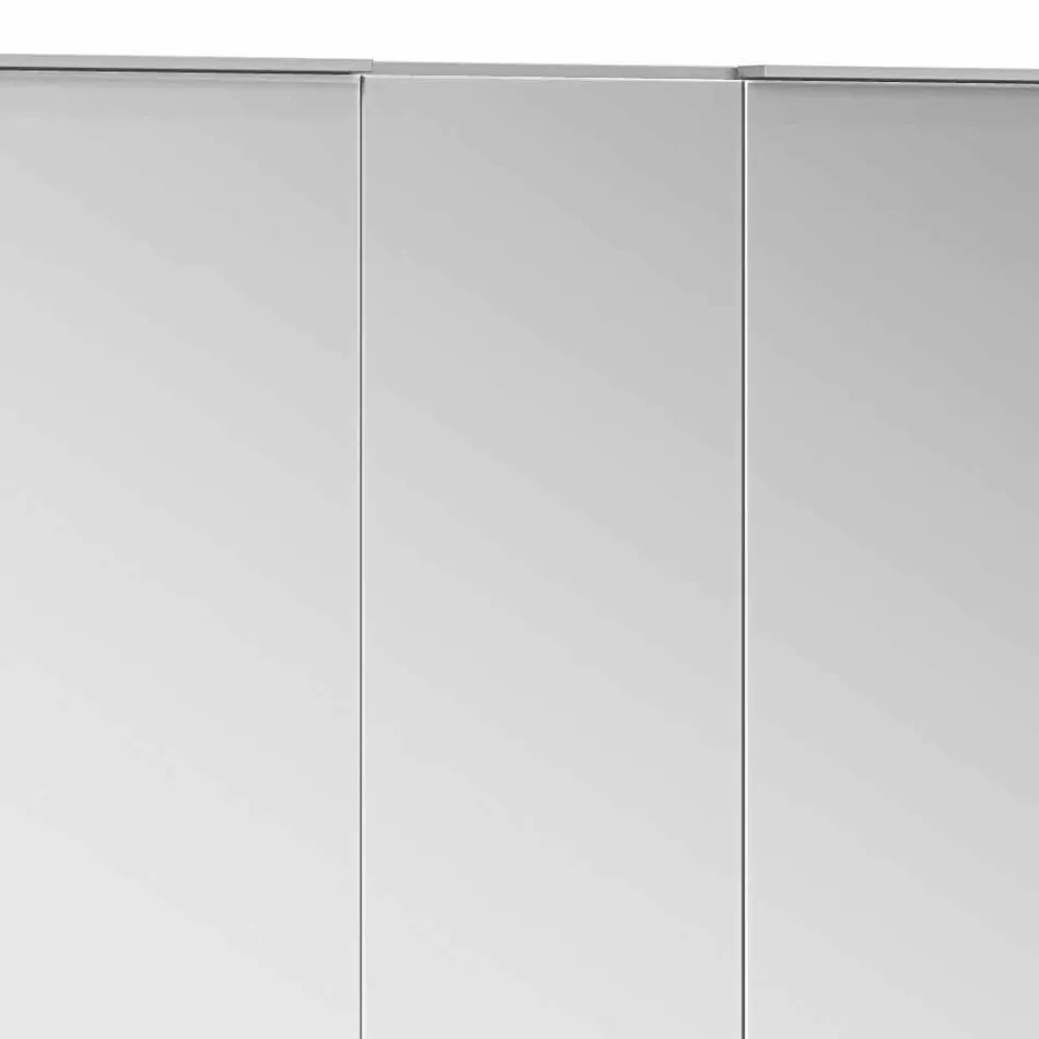 Moderní zapuštěný zrcadlový kontejner s LED světlem a dotykovou klávesnicí - démon Viadurini