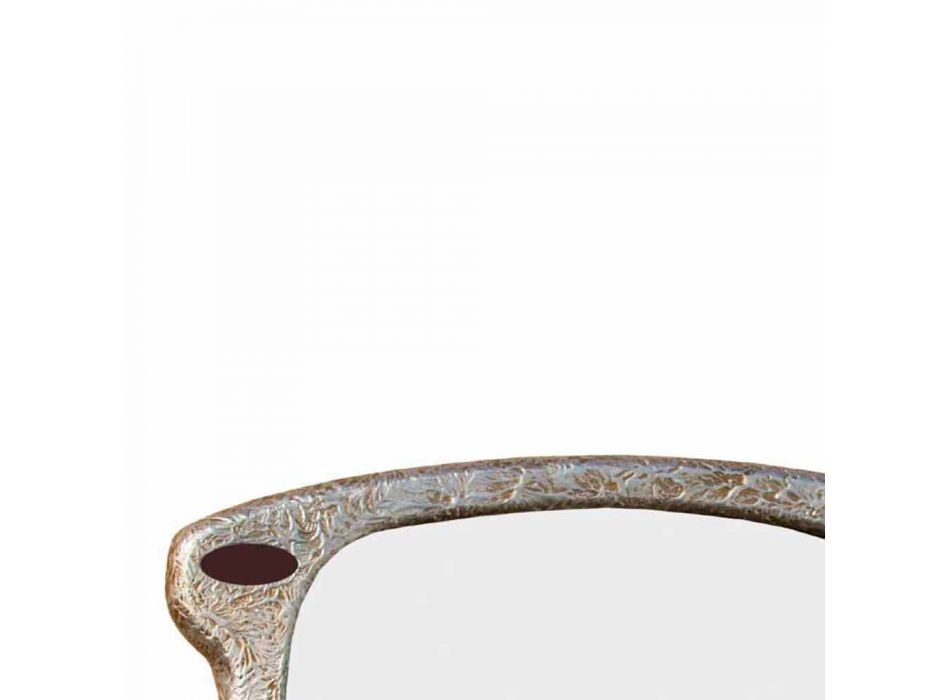 Nástěnné zrcadlo nábytku ve tvaru ručně dekorovaných sklenic Viadurini