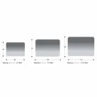 Zaoblené zrcadlo do koupelny s LED podsvícením vyrobené v Itálii - Pato Viadurini