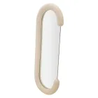 Nástěnné zrcadlo ve tvaru C s MDF rámem potaženým sametem - Michael Viadurini