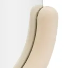 Nástěnné zrcadlo ve tvaru C s MDF rámem potaženým sametem - Michael Viadurini