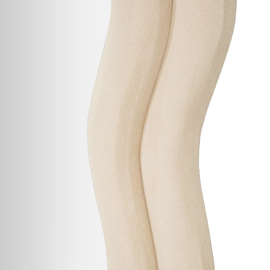 Nástěnné zrcadlo s MDF rámem potaženým sametem - bílá Viadurini