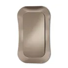 Nástěnné zrcadlo s rámem z taveného skla vyrobené v Itálii - Adored Viadurini