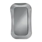 Nástěnné zrcadlo s rámem z taveného skla vyrobené v Itálii - Adored Viadurini