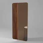 Nástěnné zrcadlo s dřevěnou nebo keramickou vložkou vyrobené v Itálii - Montecarlo Viadurini