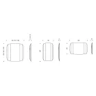 Nástěnné zrcadlo s konstrukcí z černého lakovaného dřeva Made in Italy - Arya Viadurini