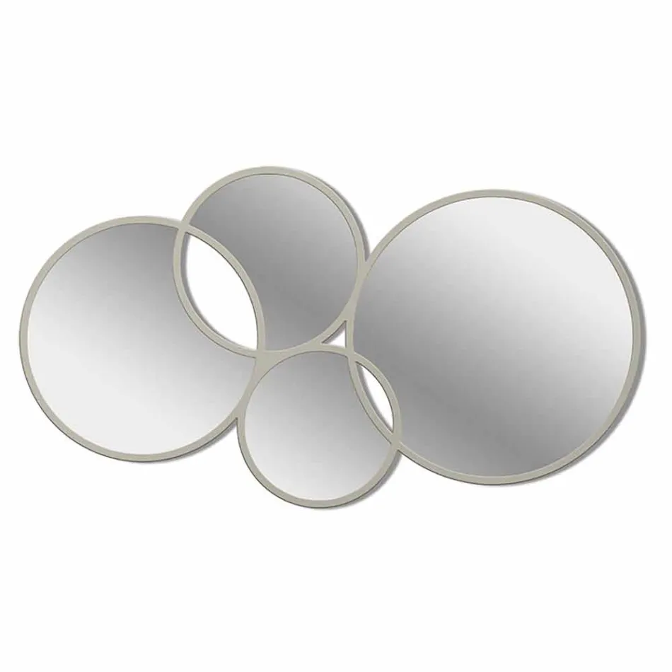 Prstencové moderní designové zrcadlo barevné provedení - syntéza Viadurini