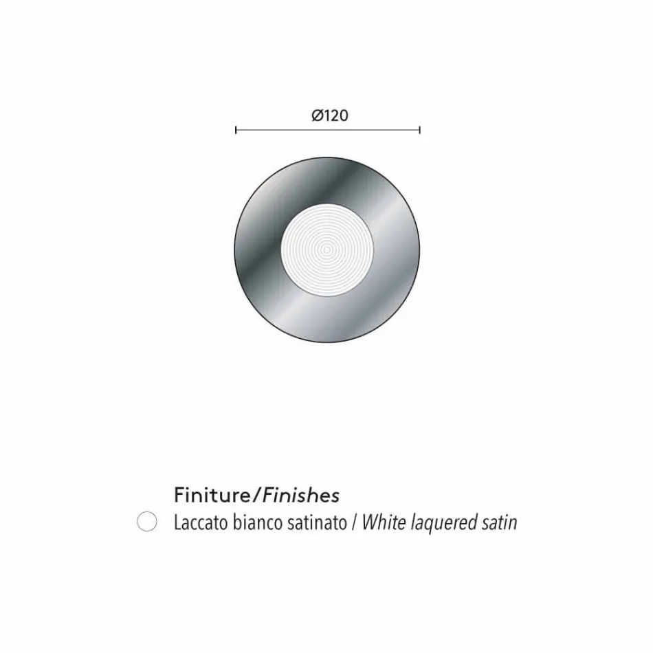 designer zeď zrcadlo s MDF nosnou Malva Viadurini