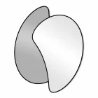 Velké designové nástěnné zrcadlo s moderním barevným povrchem - Mantra Viadurini