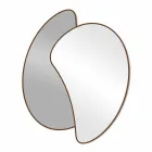 Velké designové nástěnné zrcadlo s moderním barevným povrchem - Mantra Viadurini