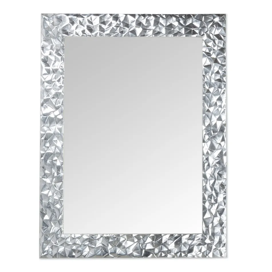 Nástěnné zrcadlo v ručně zdobeném dřevě Made in Italy - Niagara Viadurini