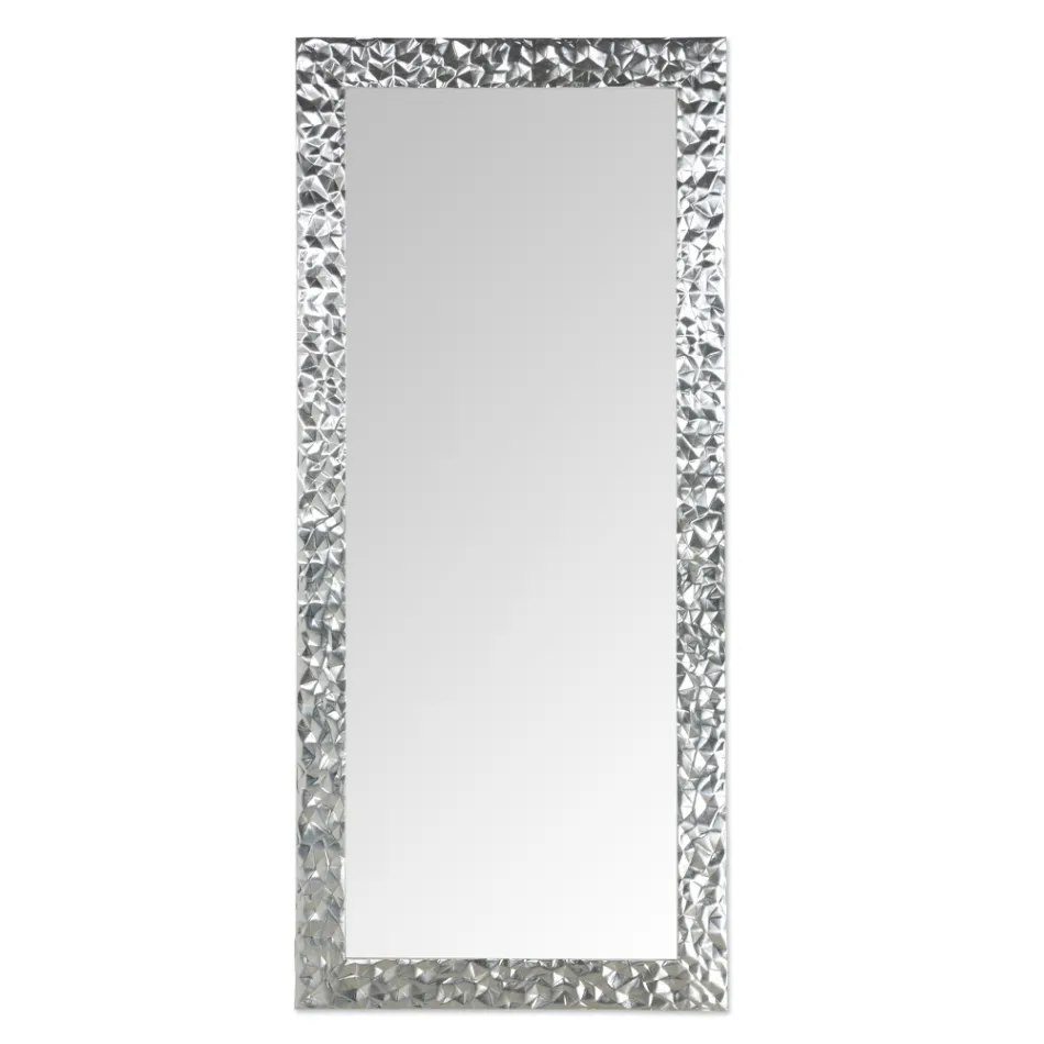 Nástěnné zrcadlo v ručně zdobeném dřevě Made in Italy - Niagara Viadurini