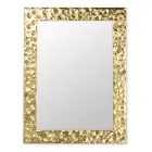 Nástěnné zrcadlo v ručně zdobeném dřevě Made in Italy - Niagara Viadurini