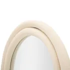 Nástěnné zrcadlo MDF potažené sametem s klenutým vrcholem - Jessica Viadurini