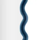 Nástěnné zrcadlo z MDF potažené sametem s vlnovkami - Sheldon Viadurini