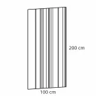 Obdélníkové nástěnné zrcadlo moderního designu vyrobené v Itálii - koriandr Viadurini