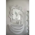 Moderní obdélníkové železné nástěnné zrcadlo vyrobené v Itálii - Penny Viadurini