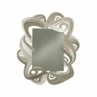 Moderní obdélníkové železné nástěnné zrcadlo vyrobené v Itálii - Penny Viadurini