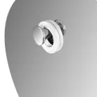 Kulaté nástěnné zrcadlo zkosený jednoduchý design Made in Italy - Odile Viadurini