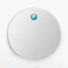 Kulaté nástěnné zrcadlo zkosený jednoduchý design Made in Italy - Odile Viadurini