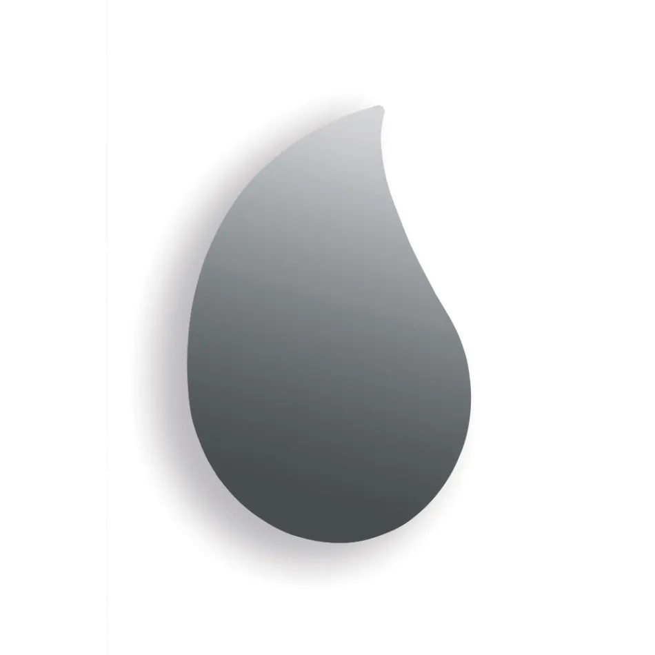 Nástěnné zrcadlo Aurelia ve tvaru kapky, vyrobené v Itálii Viadurini