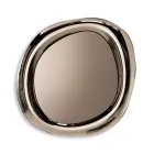 Tvarované nástěnné zrcadlo se zakřiveným rámem vyrobené v Itálii - Babila Viadurini