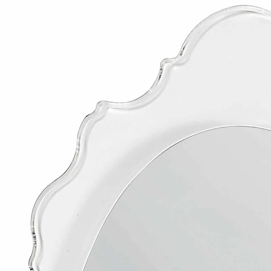 průhledná stěna se zrcadlem Joy design, vyrobeno v Itálii Viadurini