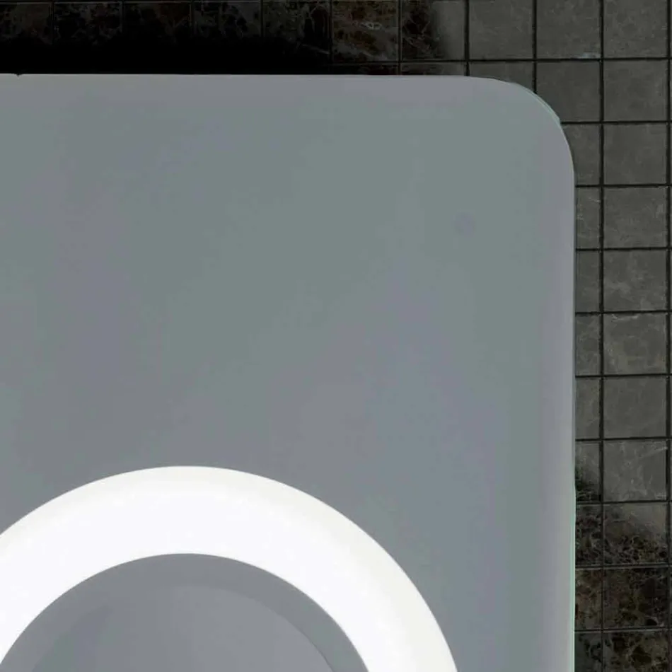 Make-up zrcátko moderní design, LED osvětlení, Maren Viadurini