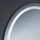 Zrcadlo moderní design s LED osvětlením vanou Čistá Viadurini