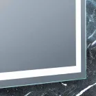 Zrcadlo moderní design koupelny s LED osvětlením Paco Viadurini