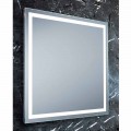 Zrcadlo moderní design koupelny s LED osvětlením Paco